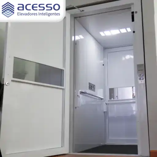 Solução elevatória para cadeirante